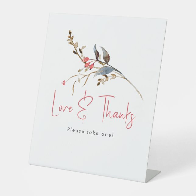 Rustic Party Favour Signs (Front)