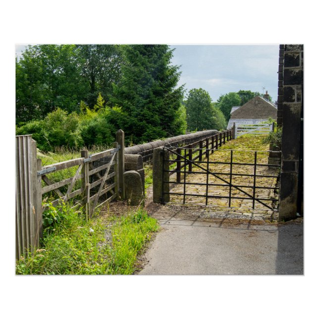 Rustic Path, Mytholmroyd Poster (Front)
