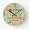 Rustic Personalised Antique Floral Wood Custom