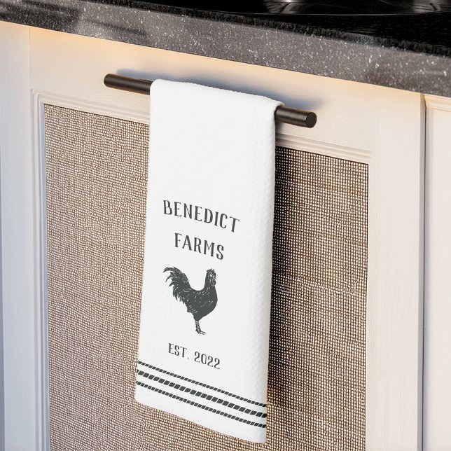 Rustic Personalised Farm Name Tea Towel (Creator Uploaded)