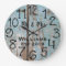 Rustic Personalised Teal Distressed Wood Custom