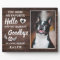 Rustic Pet Loss Photo Memorial & Sympathy Quote