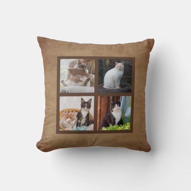 Rustic Pets Photo Cushion (Front)
