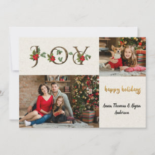 Rustic Photo Christmas Card