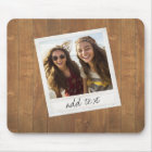 Rustic Photo Frame with Square Instagram and Wood