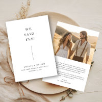 Rustic Photo Inline We Said Yes Wedding Elopement 