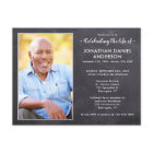 Rustic Photo Memorial Service Celebration Of Life