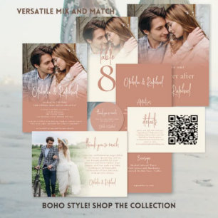 Rustic Photo Overlay Script Cream Guest Book