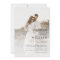 Rustic Photo QR Code Wedding Invitation