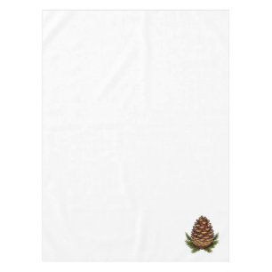 Rustic Pine Cone Botanical Tablecloth Woodland N