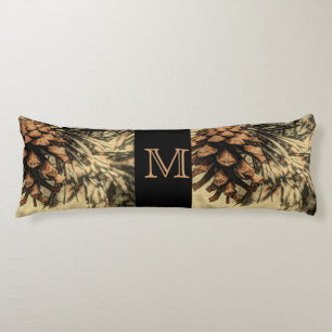 Rustic Pine Cone Design Body Cushion