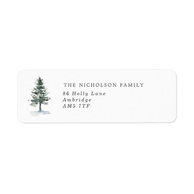 Rustic Pine Tree Family (Front)