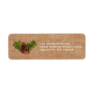 Rustic Pinecones and Branches