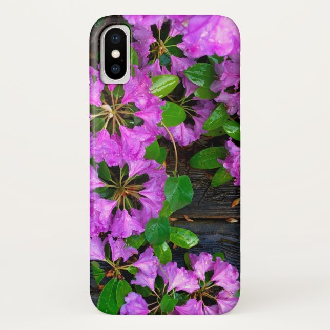 Rustic Pink Azaleas Case-Mate iPhone Case (Back)