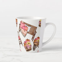 Rustic Pink Pumpkin Pattern