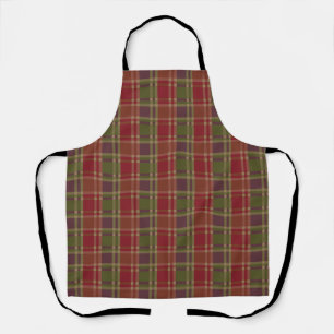 "Rustic Plaid Elegance" Pattern Apron