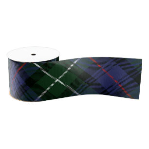 Rustic Plaid Green Rustic Tartan Grosgrain Ribbon