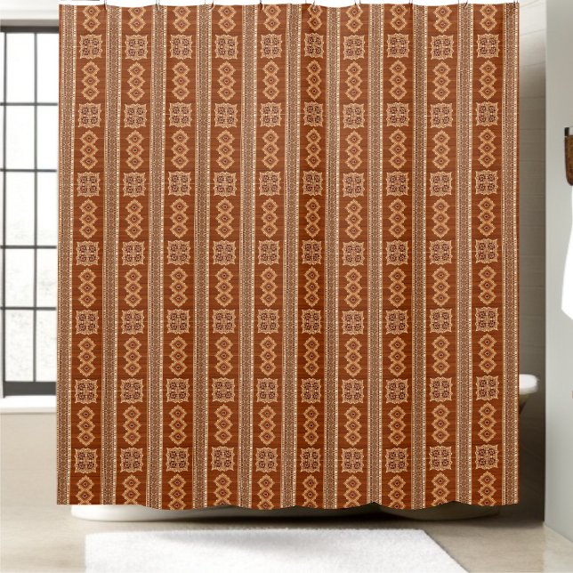 Rustic Plaid Shower Curtain (Creator Uploaded)
