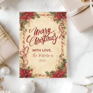 Rustic Poinsettia Holiday