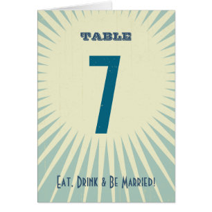Rustic Poster: Sandy Beach Table Number