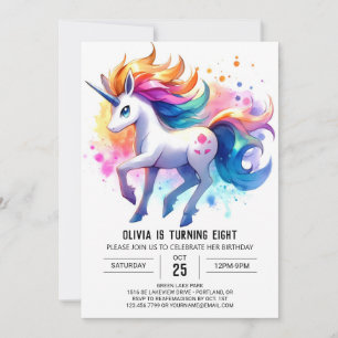 Rustic Printable Horse Birthday Invitation