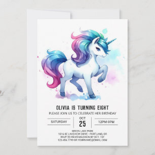 Rustic Printable Horse Birthday Invitation