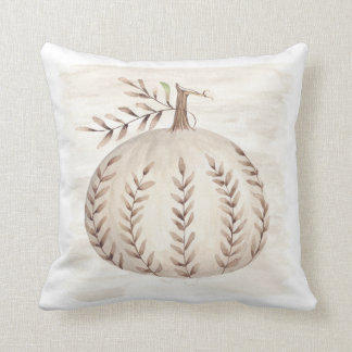 Rustic Pumpkin Throw Pillow