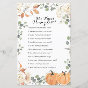 Rustic pumpkin Who Knows Mummy Best Game