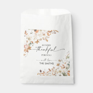 Rustic Pumpkins Thanksgiving Dinner Favour Bags