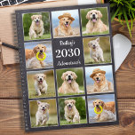 Rustic Puppy Dog Pet Journal Photo Collage  Planner<br><div class="desc">Custom pet photo collage calendar planner for your best friend. Keep all your dogs appointments, whether its veterinary visits, puppy play dates, dog grooming, or training all organised, every pet deserves a personalised pet photo planner ! Our dog photo planner has 11 photos to personalise, name and text. Design is...</div>