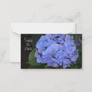 Rustic Purple Hydrangea macrophylla Card