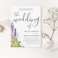 Rustic Purple Lavender & Lemons Wedding