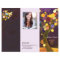 Rustic Purple Trees Tri Fold Business Brochure