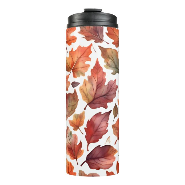 Rustic Radiance Pattern Design Thermal Tumbler (Front)