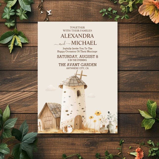 Rustic Ranch Farm Barn Wedding Invitation (Creator Uploaded)