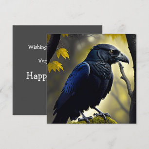 Rustic Raven - Natures Guardian Card