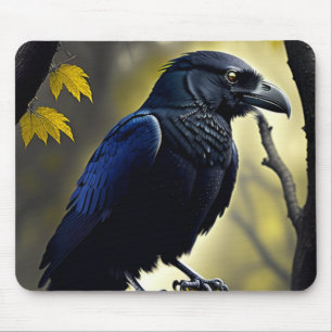 Rustic Raven - Natures Guardian Mouse Pad