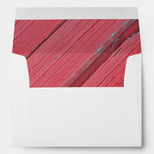 Rustic Red Barn Wood Envelopes