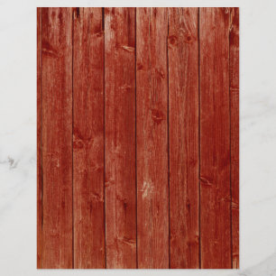 Rustic Red Barn Wood Weathered Wood Craft Paper