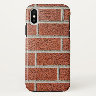 rustic red brick wall iPhone x case