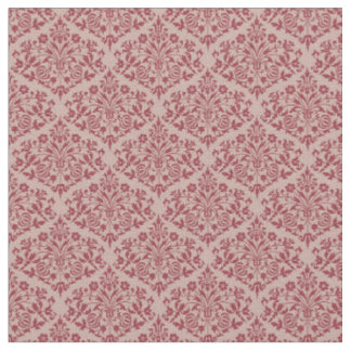Rustic Red Damask Fabric
