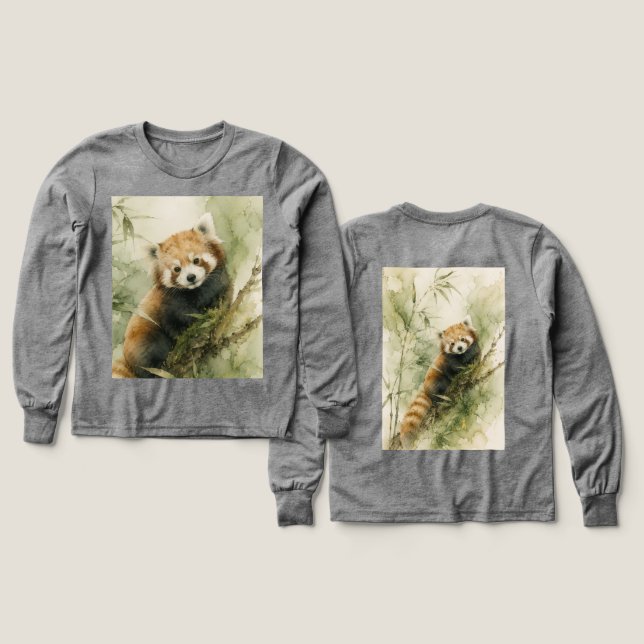 Rustic Red Panda Charm (Design Front & Back)