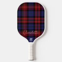 Rustic Red Purple MacLachlan Plaid Tartan