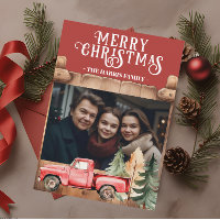 Rustic Red Vintage Truck Photo