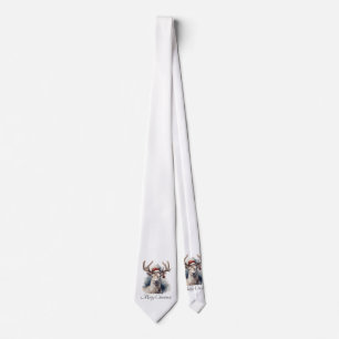 Rustic Reindeer Christmas, custom Tie