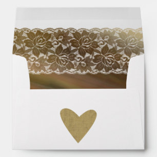 Rustic Return Envelope for RSVP