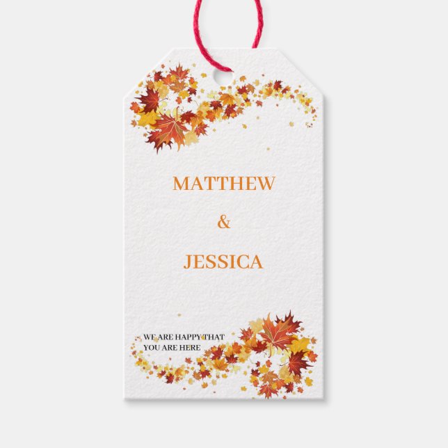 Rustic Romance Gift Tags (Front)