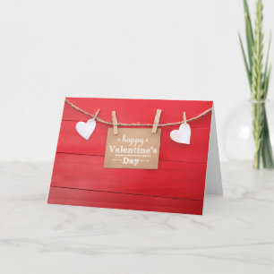 Rustic Romance Valentines Card