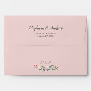 Rustic Romantic Floral Bunch Envelope