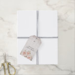 Rustic Romantic Roses Garden Wedding Personalised Gift Tags<br><div class="desc">Create memorable wedding favours with coordinated packaging! Elegant garden roses in shabby chic style cast a warm hint of blush and coral for a farmhouse wedding celebration! This design is perfect for a country, cottage, or even garden gathering. • Coordinate it! Browse the Rustic Romantic Roses Wedding Collection for all...</div>